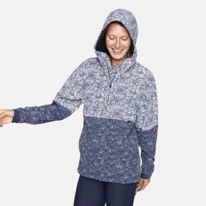 Outdoor Voices RecTrek Anorak Jacket - Pebbled Storm/Pebbled Baltic - Medium